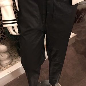 J Brand coated trousers with zippers NWOT size 2